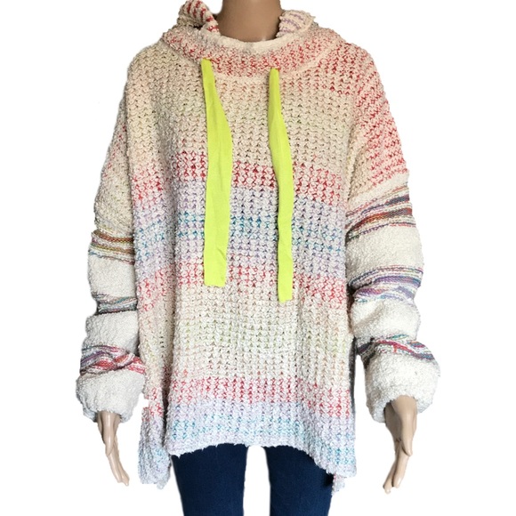 Free people sit next to me hoodie Clearance